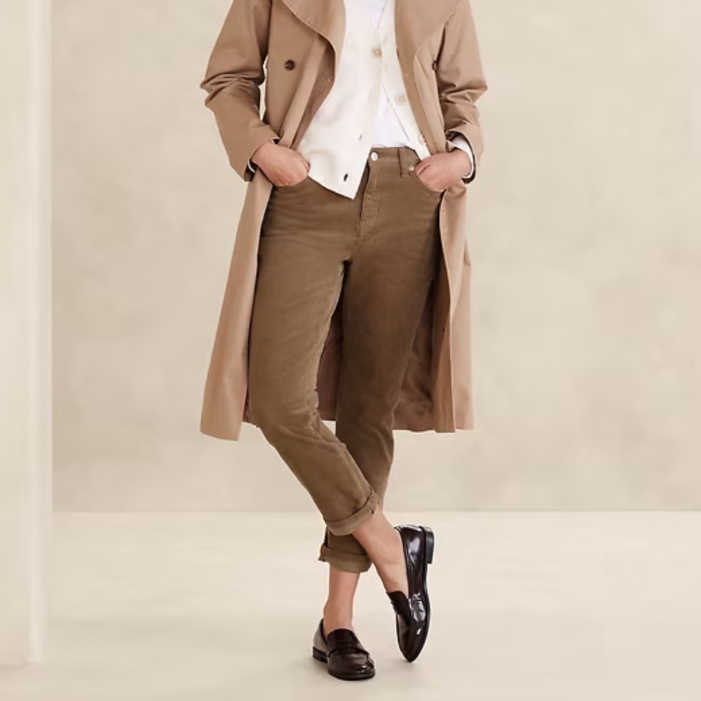 Banana Republic High Rise Skinny Corduroy Pants NWT - Picture 4 of 11